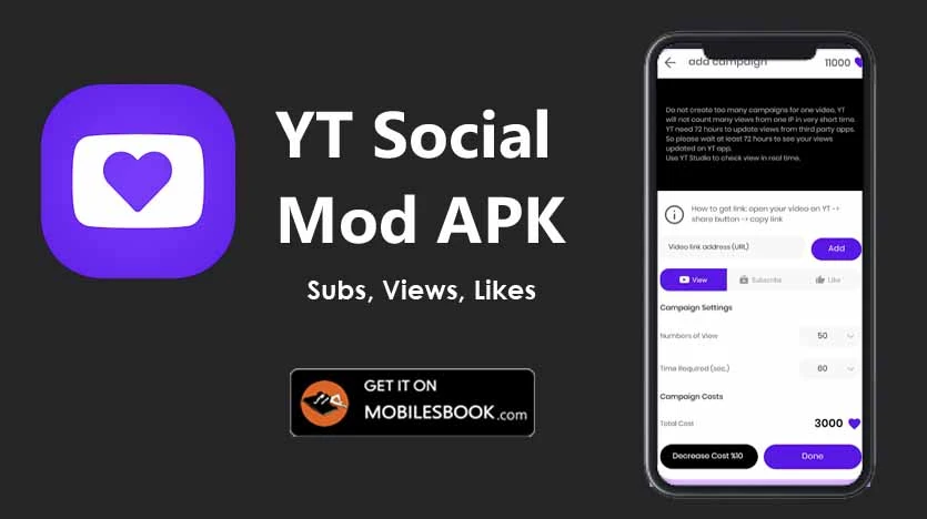 YTSocial Mod APK Logo